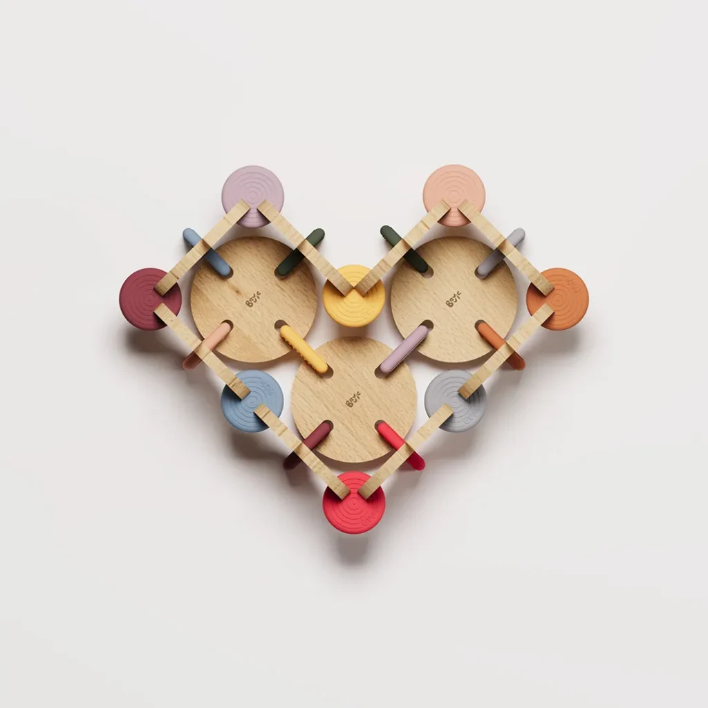 BAVVIC_17_webp Auhinnatud Šveitsi disainiga BAVVIC ehituskopmlekti osadest koostatud kuju - süda.